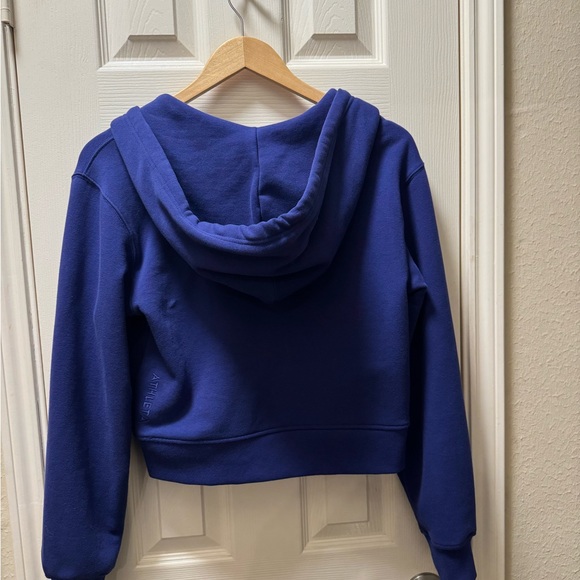 Athleta Purple Zip-Up Hoodie (XS) and Capri Pants (Small) - Picture 3 of 6